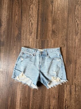 Abercrombie Baggy Low Rise Denim Shorts Light Wash Size 28 / 6
